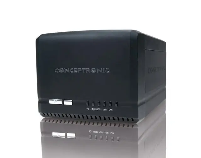 Conceptronic 2 Bay Media NAS Hard Disk 3.5", 2TB CH3MNAS2T