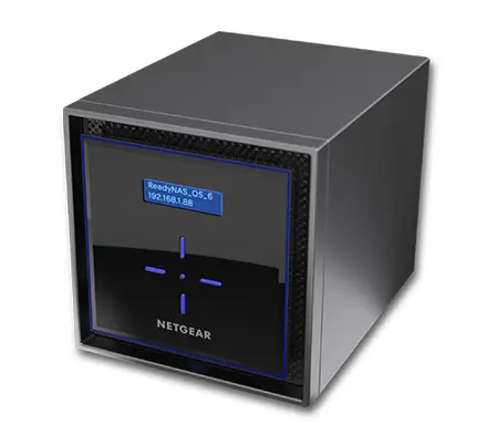 NETGEAR ReadyNAS 424 4-bay Network Attached Storage, 4x2TB Desktop HDD 2 GB RN424D2100NES