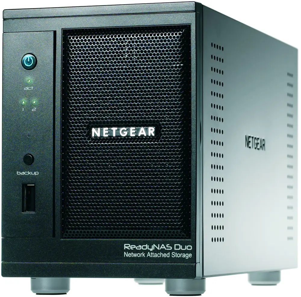 NETGEAR ReadyNAS Duo 2TB Gigabit Desktop RND2210-100ISS