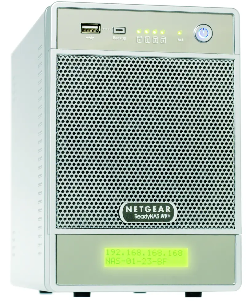 NETGEAR ReadyNAS NV+ 1 TB Gigabit Desktop Network Storage (2 x 500 GB) RND4250
