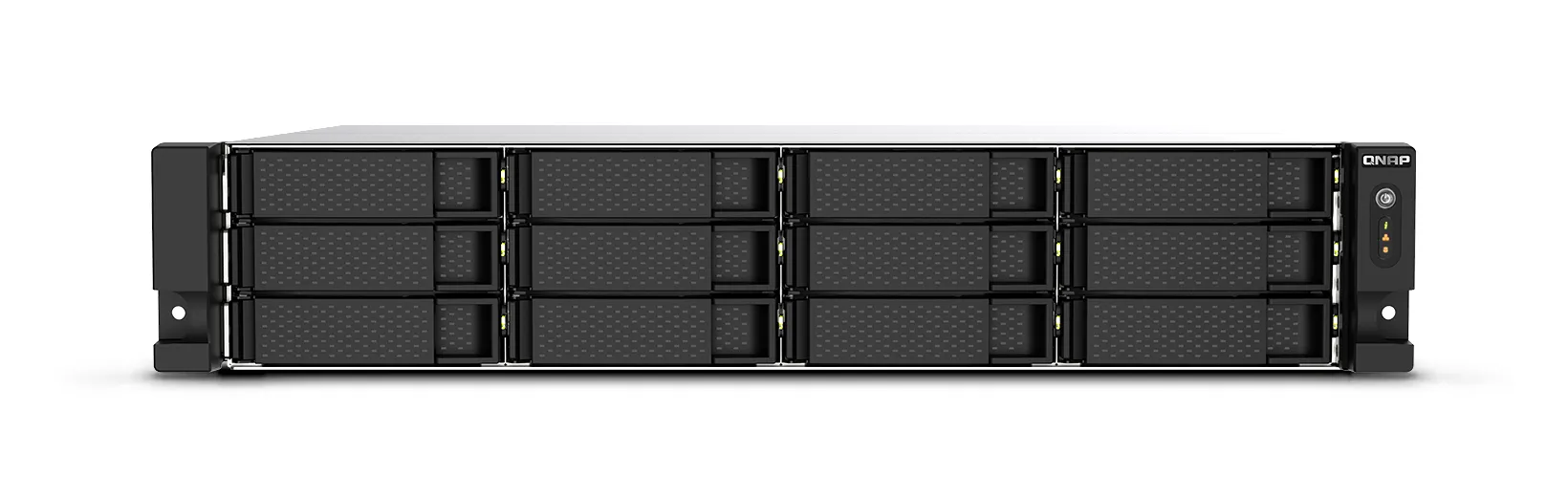 Origin Storage TS-1273AU-RP-8G/96TB-EXOS depolama sunucusu NAS Yatay (2U) Ryzen Embedded V1500B 8 GB HDD QuTS hero