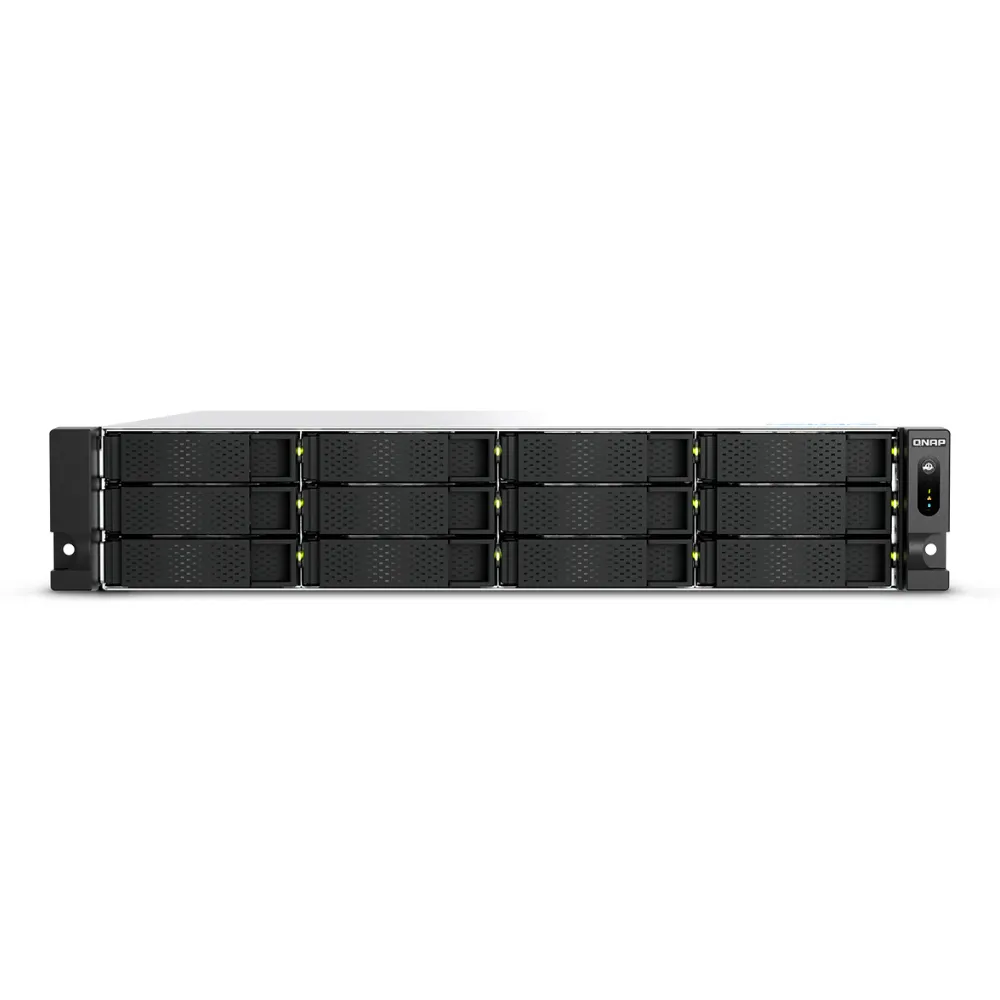 Origin Storage TS-h1277AXU-R7-110T-V1-OS Depolama sunucusu Yatay (2U) AMD Ryzen™ 5 7272 16 GB 121 TB HDD+SSD QNAP QTS