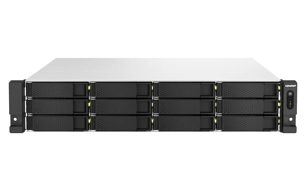 Origin Storage TS-H1887XU-RP-E2334-16G/96TB-EXOS depolama sunucusu NAS Yatay (2U) Intel Xeon E E-2334 16 GB HDD QuTS hero