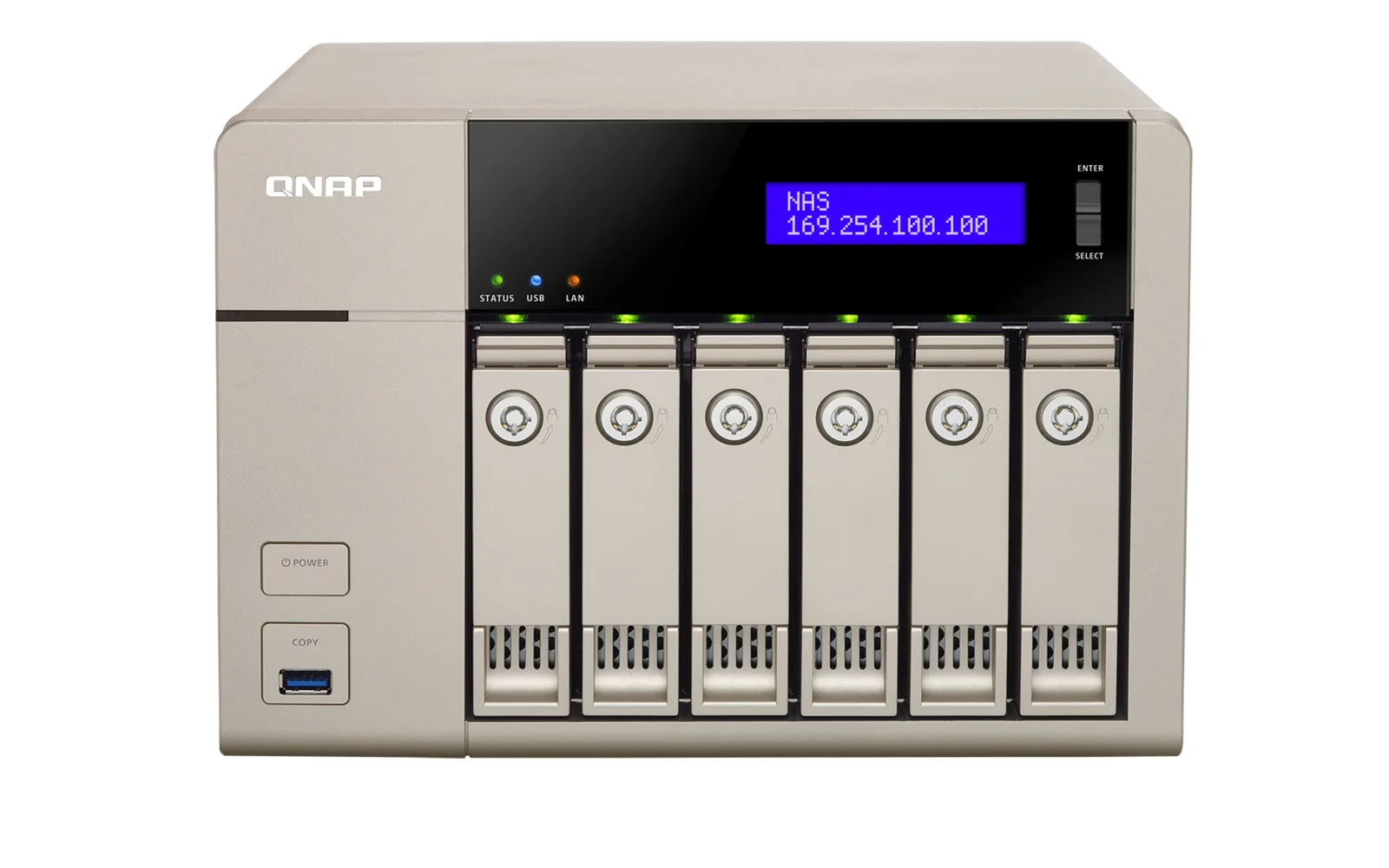 QNAP TVS-663-8G 60TB (6 x 10TB WD RED HDD) TVS-663-8G/60TB-RED