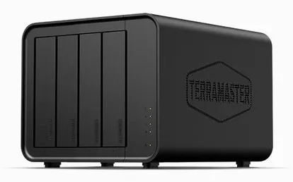 TerraMaster F4-424 NAS Masaüstü Intel® Core™ i5 i5-1235U 8 GB DDR5 Siyah