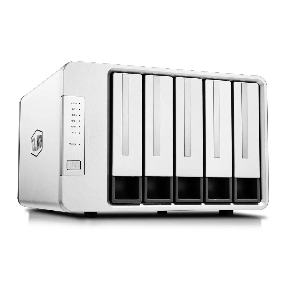 TerraMaster F5-422 10TB 5x2TB Seagate IronWolf 5 Bay NAS Desktop F5-422/10TB-IW
