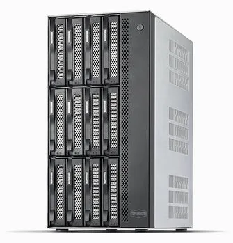 TerraMaster T12-500 Pro NAS Mini Dikey (Tower) Intel® Core™ i7 16 GB DDR5 0 TB Gri