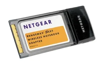NETGEAR RangeMax™ NEXT Wireless Notebook Adapter WN511B-100ISS