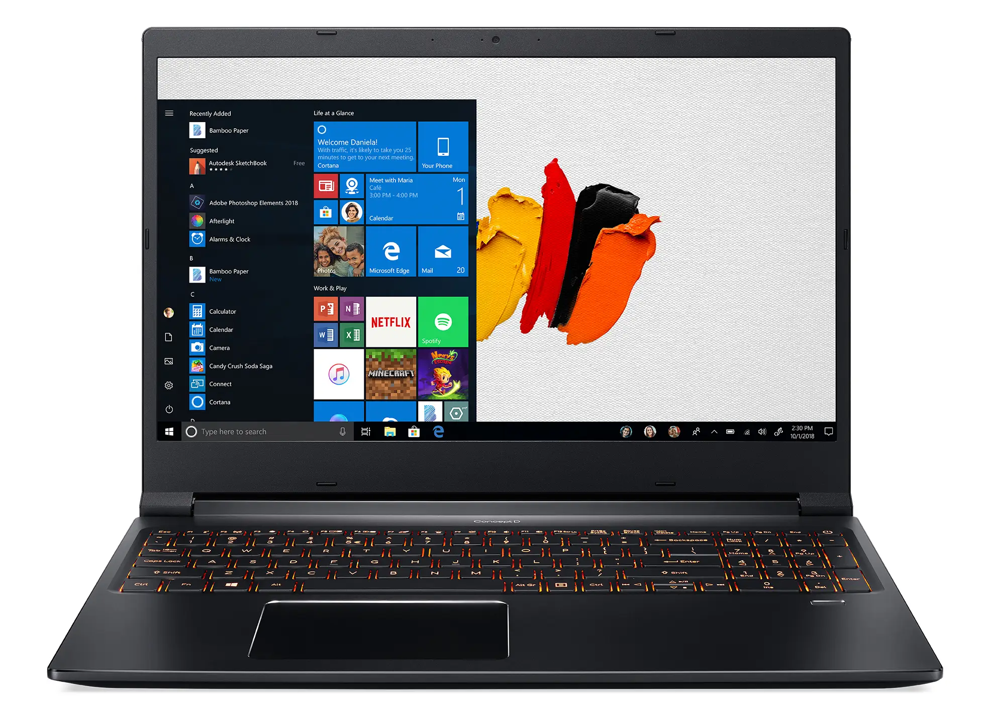 Acer ConceptD 3 CN315-71-54NC 16 GB NX.C4QEH.001