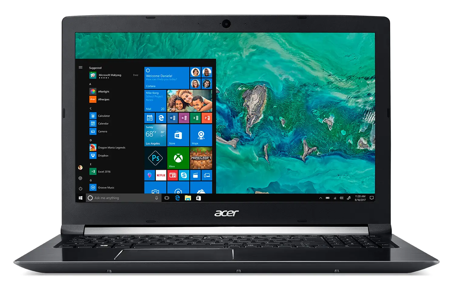Acer Aspire A715-72G-760T 12 GB NH.GXBEH.022
