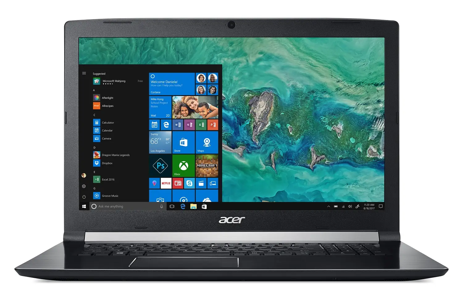 Acer Aspire A717-72G-78S0 16 GB NH.GXDEG.019
