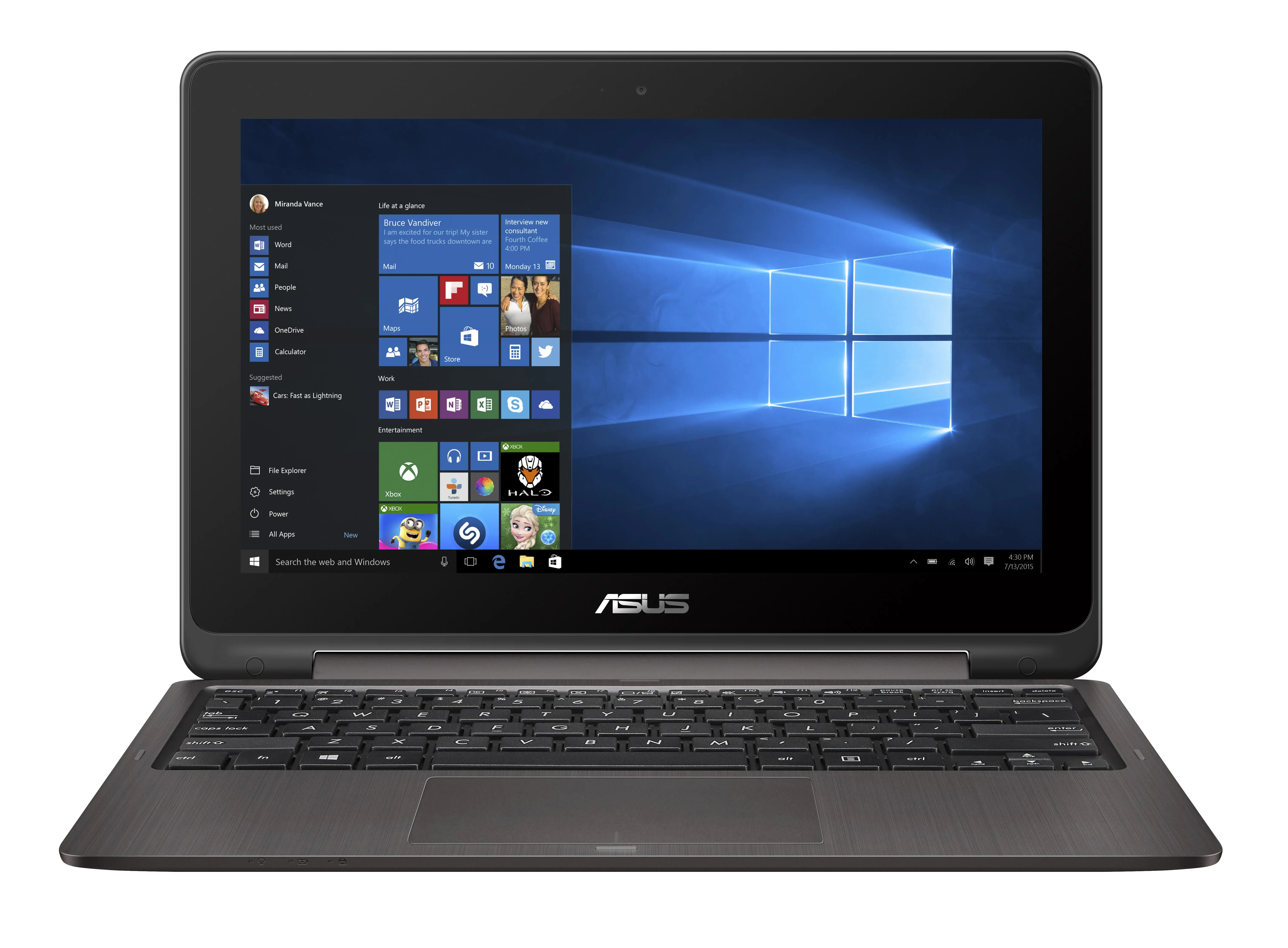 ASUS Vivobook TP201SA-FV0017T 4 GB 90NL00C1-M02190
