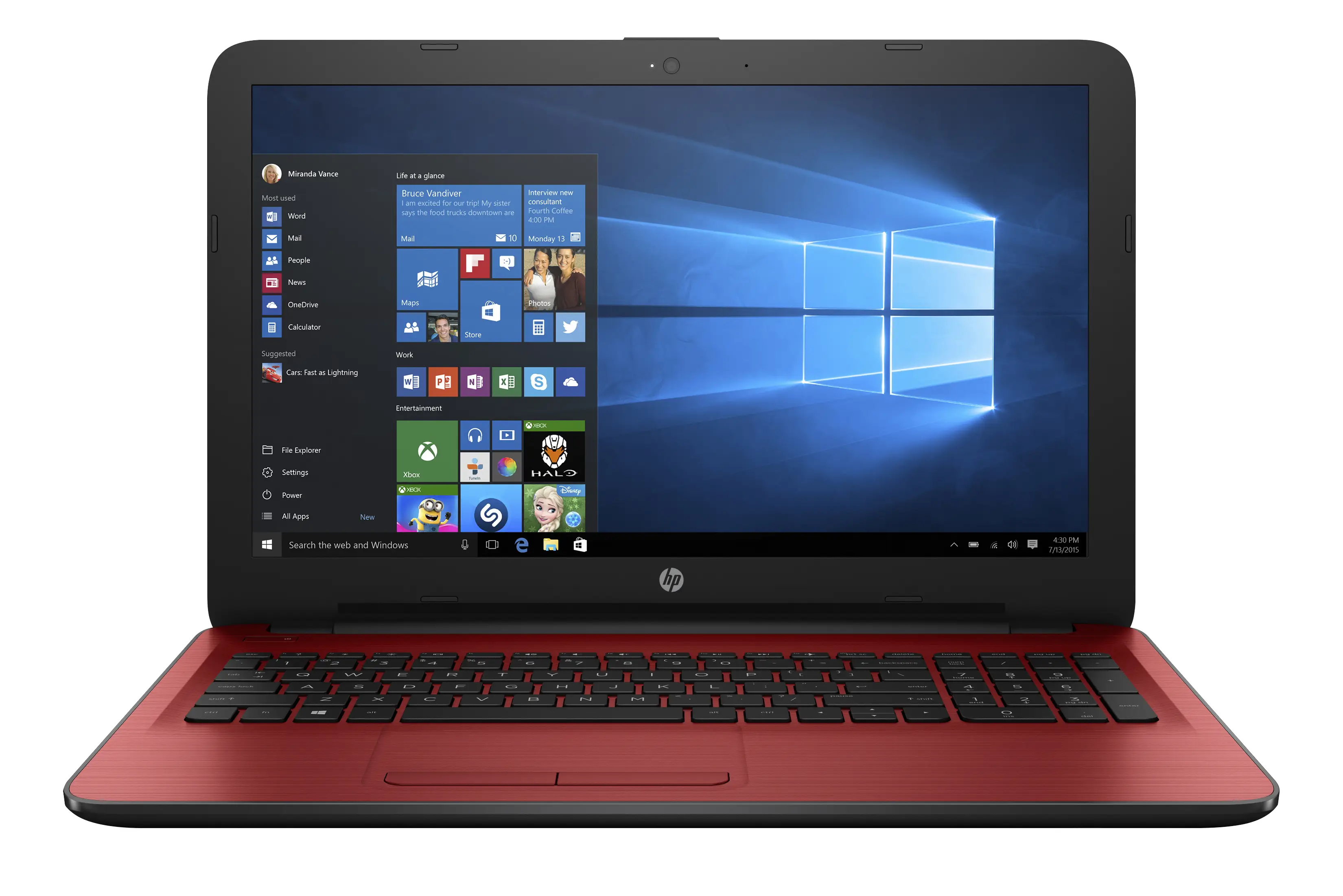 HP Dizüstü - 15-ay004nt (ENERGY STAR) W7S75EA
