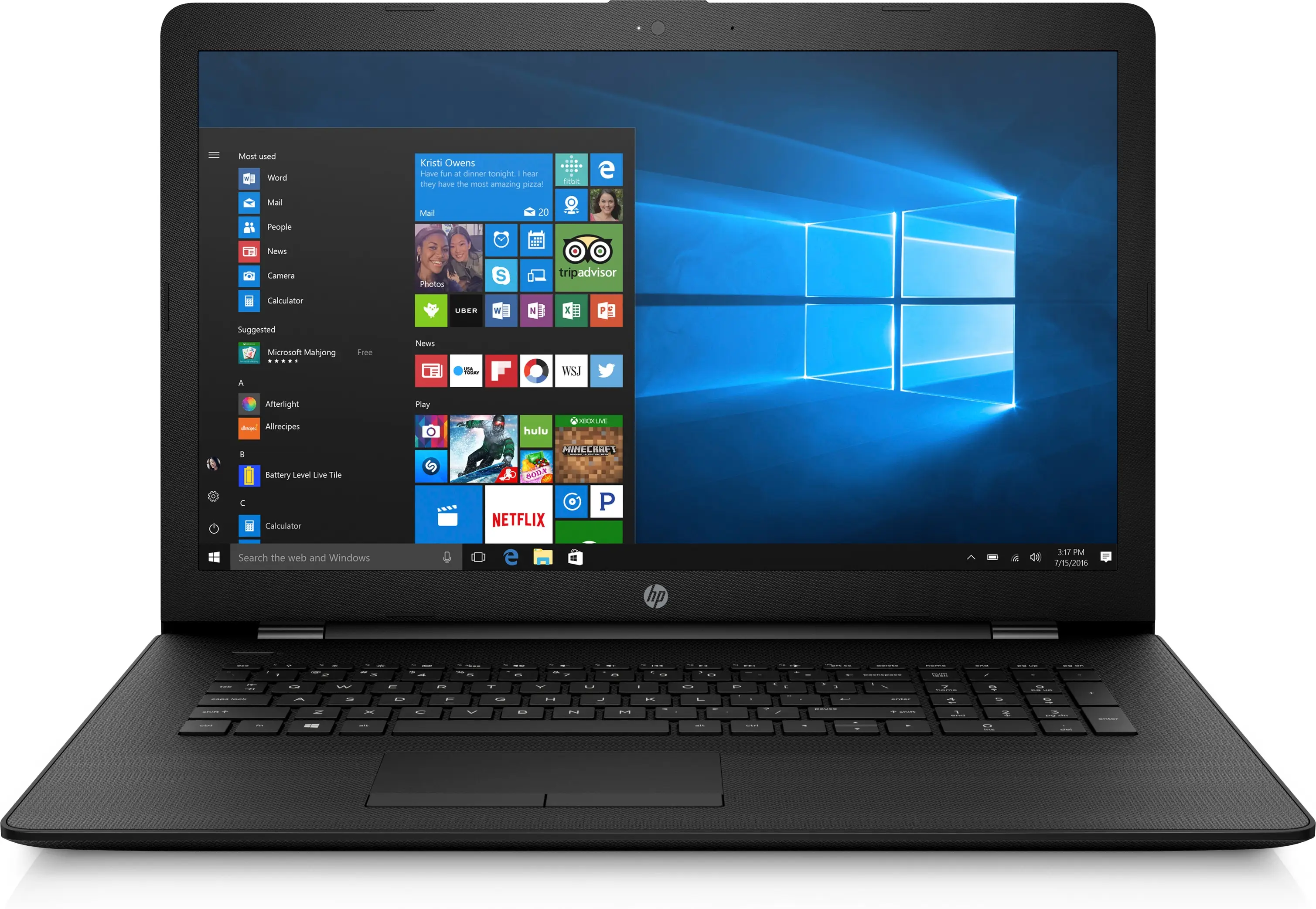 HP Dizüstü - 17-bs006nt 3CD07EA