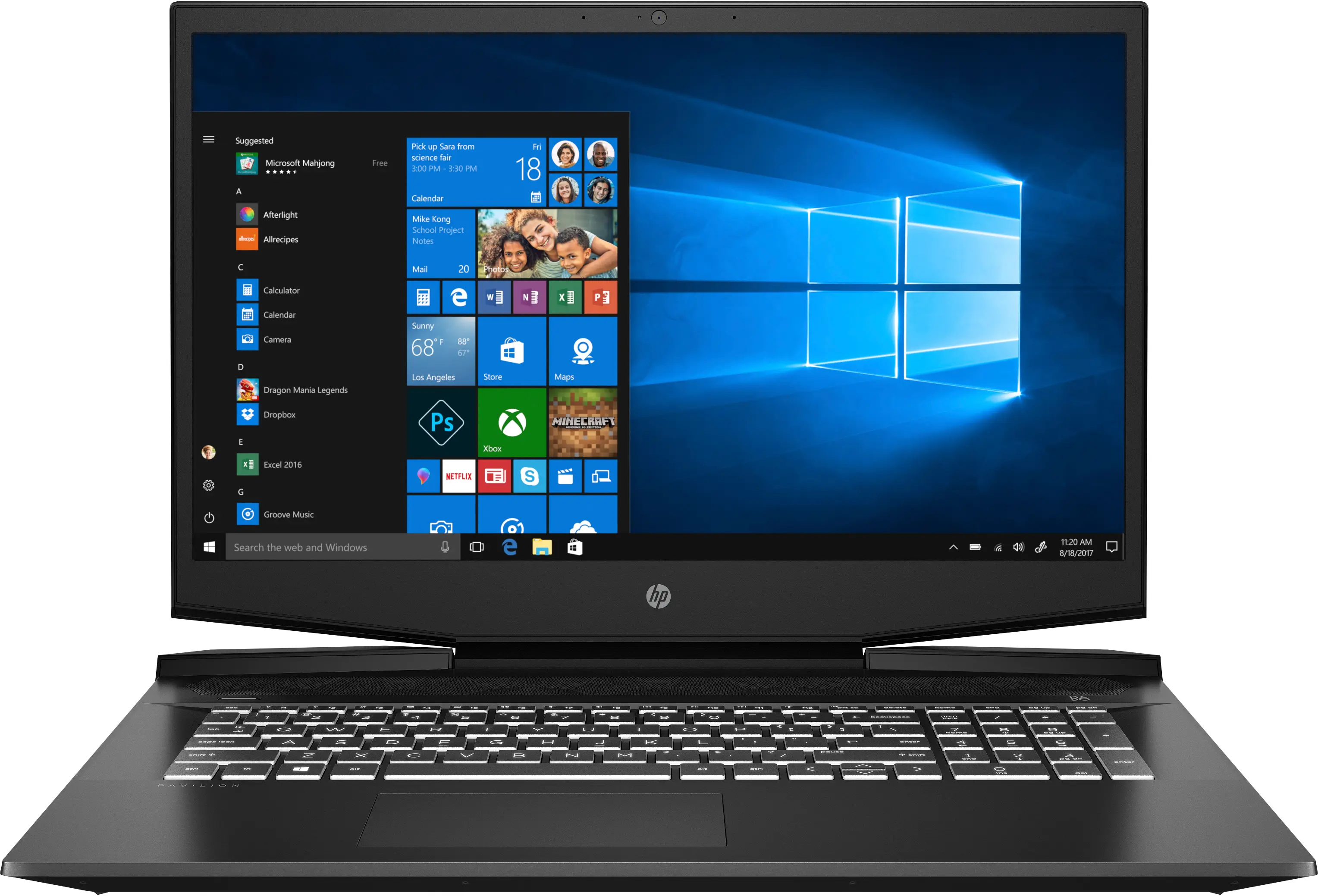 HP Pavilion 17-cd0500nd 16 GB 7VM23EA#ABH?BB