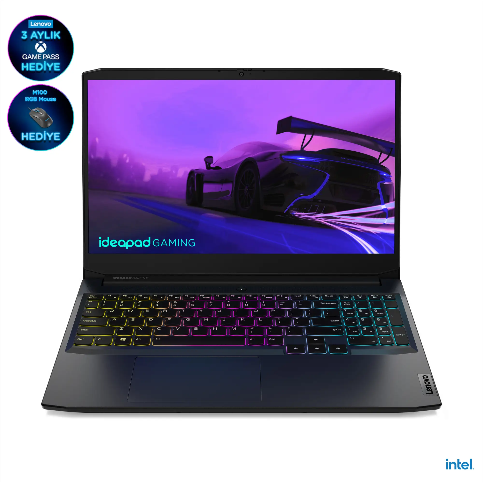 Lenovo IdeaPad Gaming 3 Intel Core i5-11300H 8 GB 512 GB SSD NVIDIA GeForce GTX 1650 4GB GDDR6 15.6" FHD W11 Shadow Black Notebook 82K100CRTX