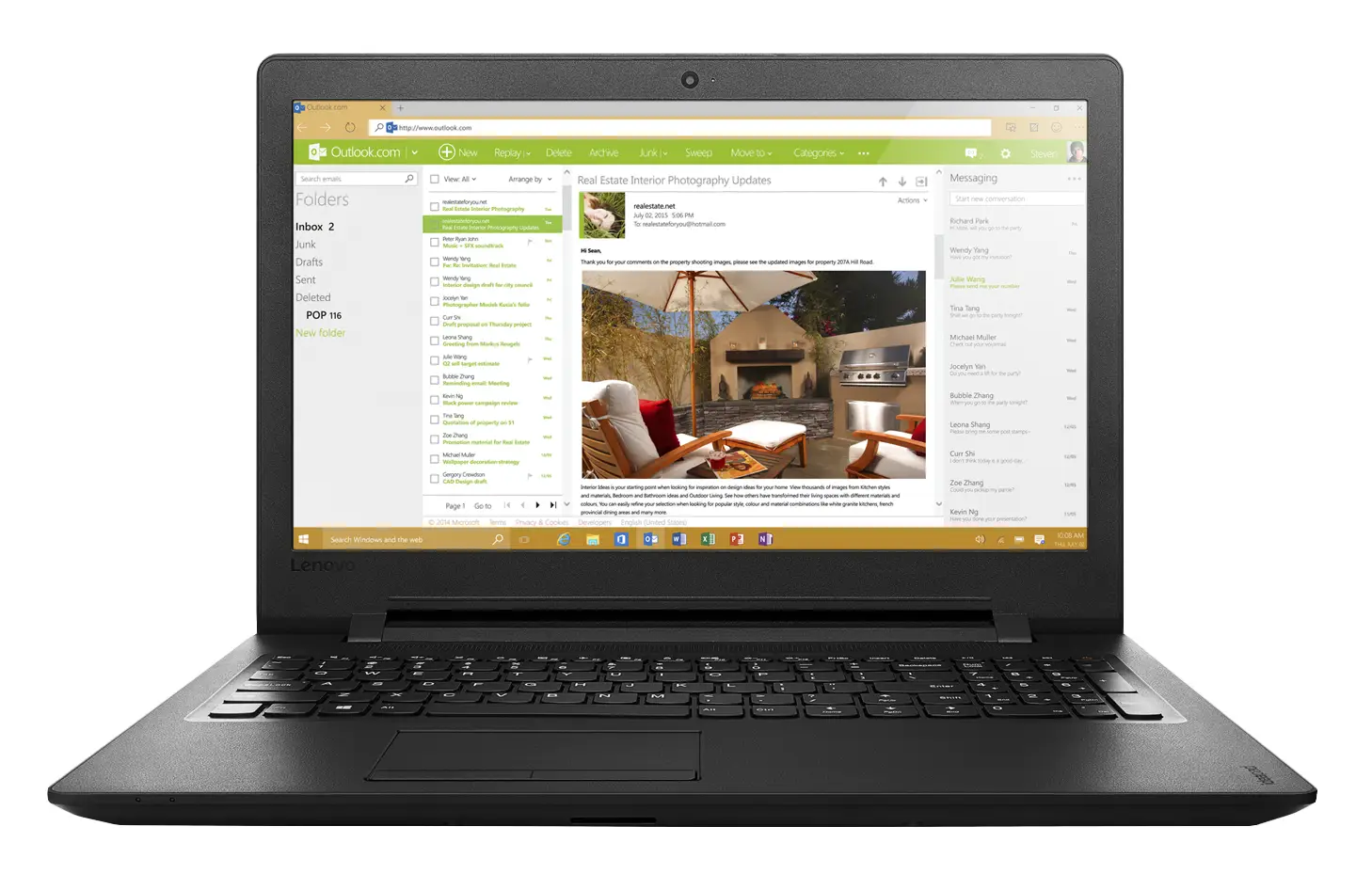 Lenovo ideapad 110 (15"), 110 Touch (15") 80T7000HUS