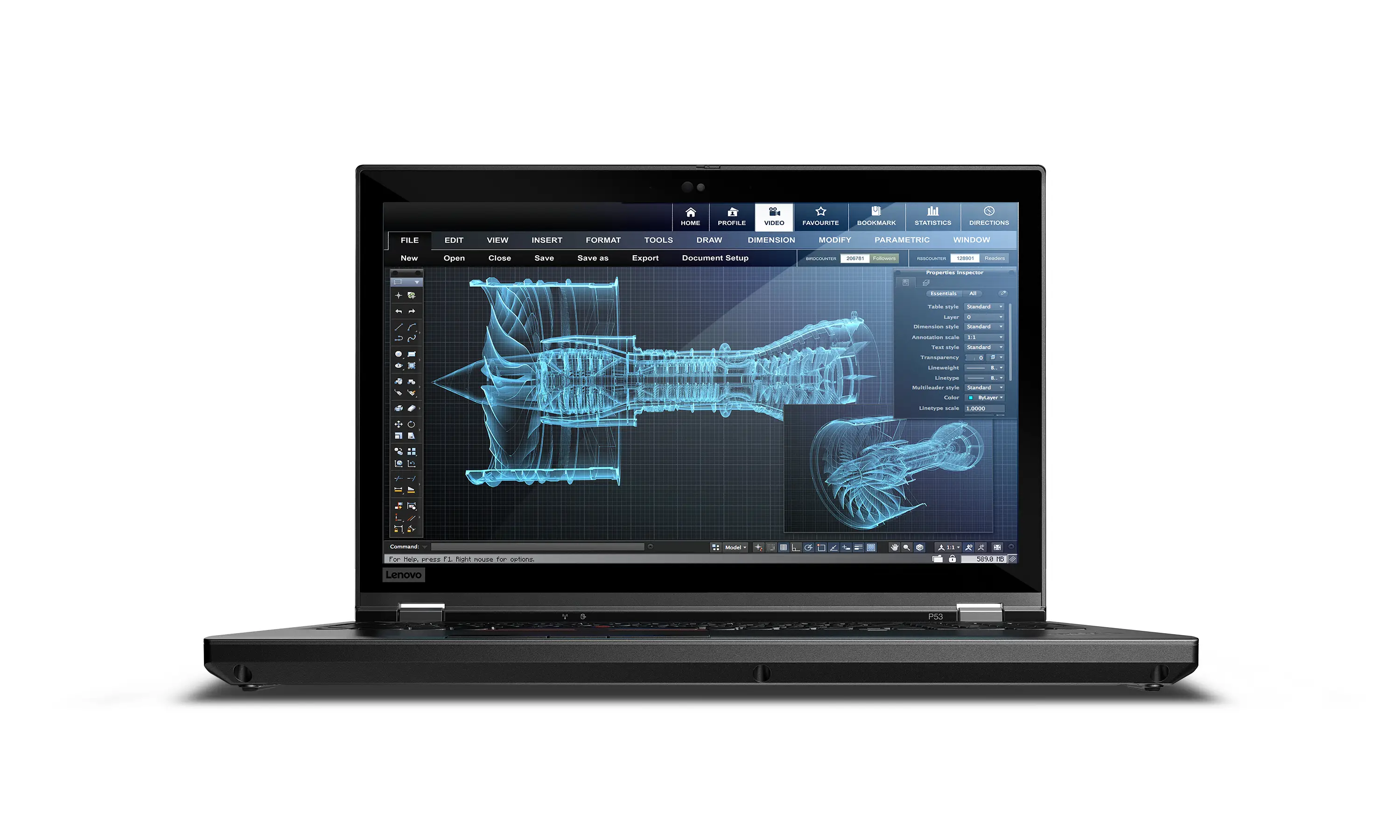 Lenovo ThinkPad P53 32 GB 20QN0065GE