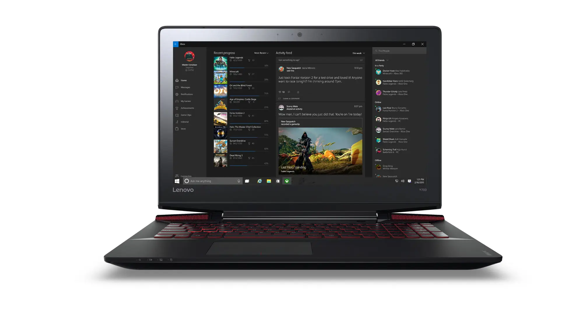 Lenovo IdeaPad Y700 4 GB 80NV00D7PB