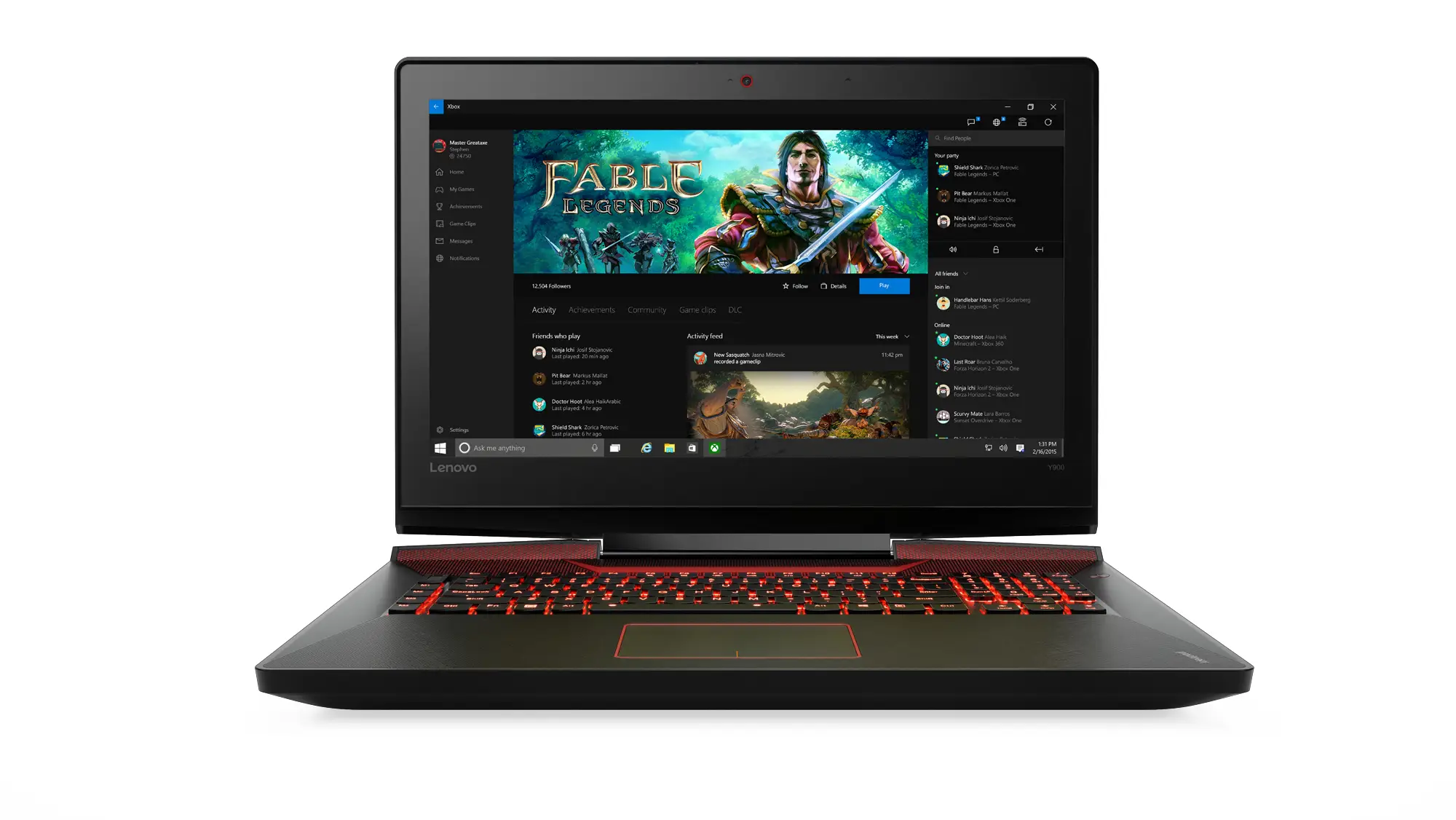Lenovo IdeaPad Y900 64 GB 80Q1004RGE