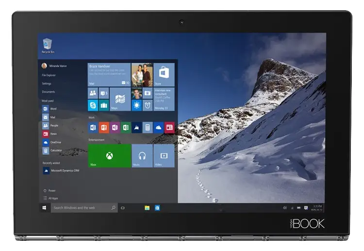 Lenovo Yoga Book 4 GB ZA150000US
