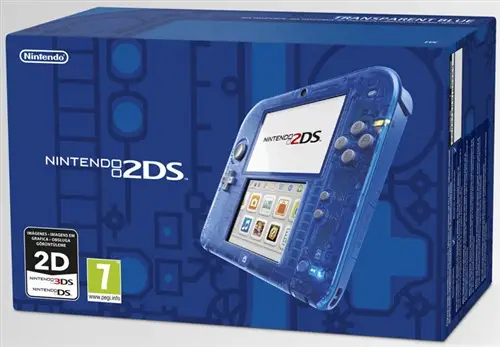 Nintendo Console 2ds Blu Trasparente 0045496502454
