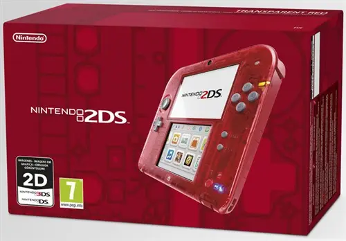 Nintendo Console 2ds Rosso Trasparente 0045496502447