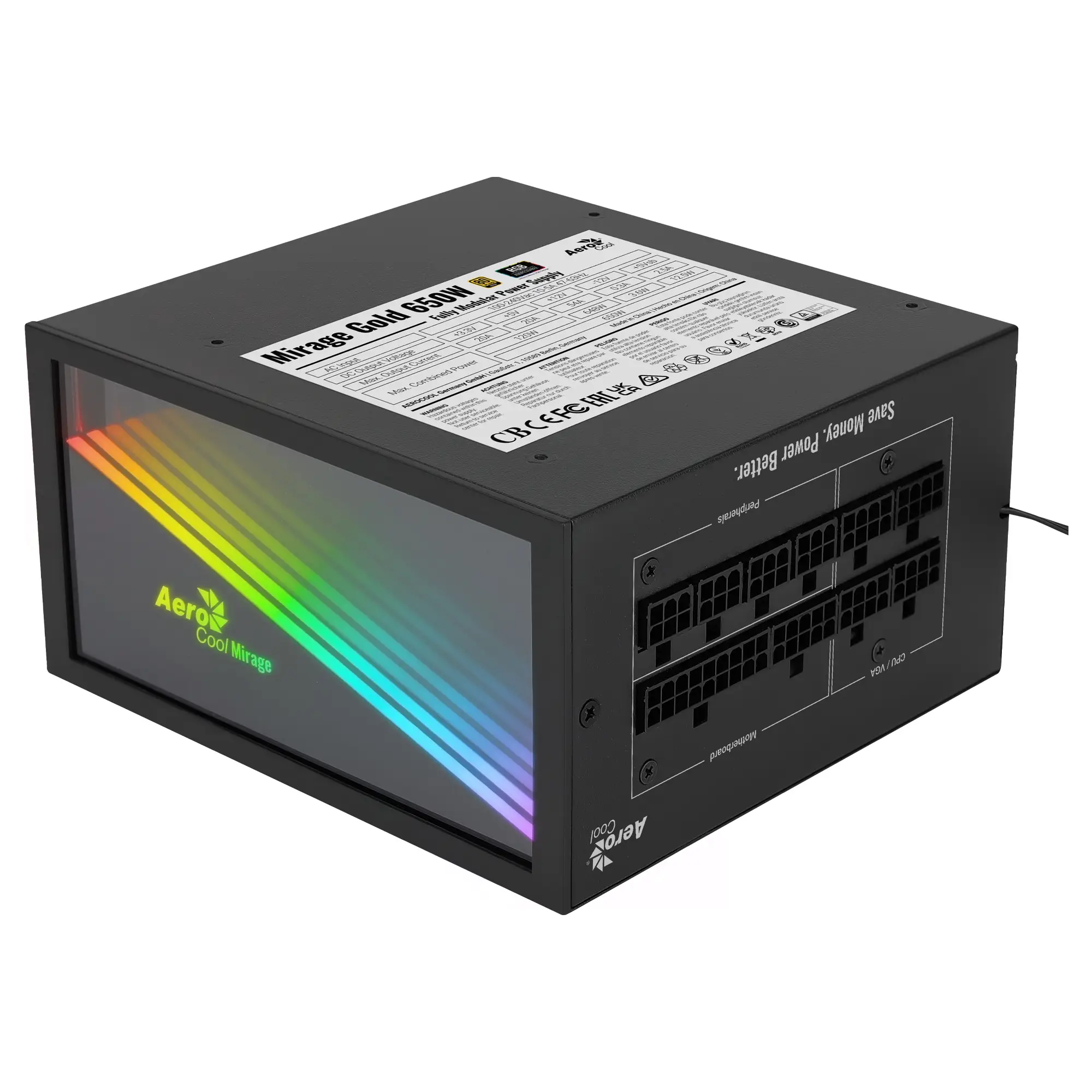 Aerocool MIRAGEGOLD650M 650 W