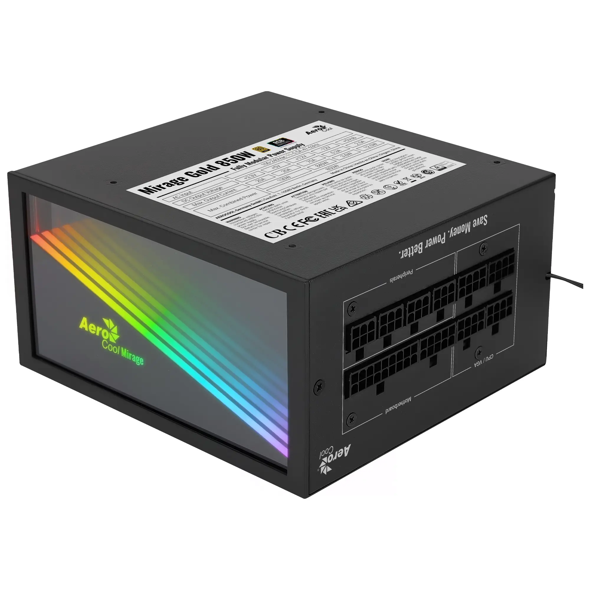 Aerocool MIRAGEGOLD850M 850 W