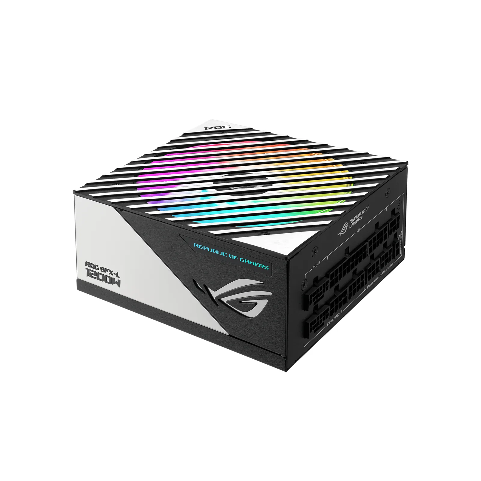 ASUS ROG -LOKI-1200T-SFX-L-GAMING güç kaynağı ünitesi 1200 W 20+4 pin ATX Siyah, Gümüş