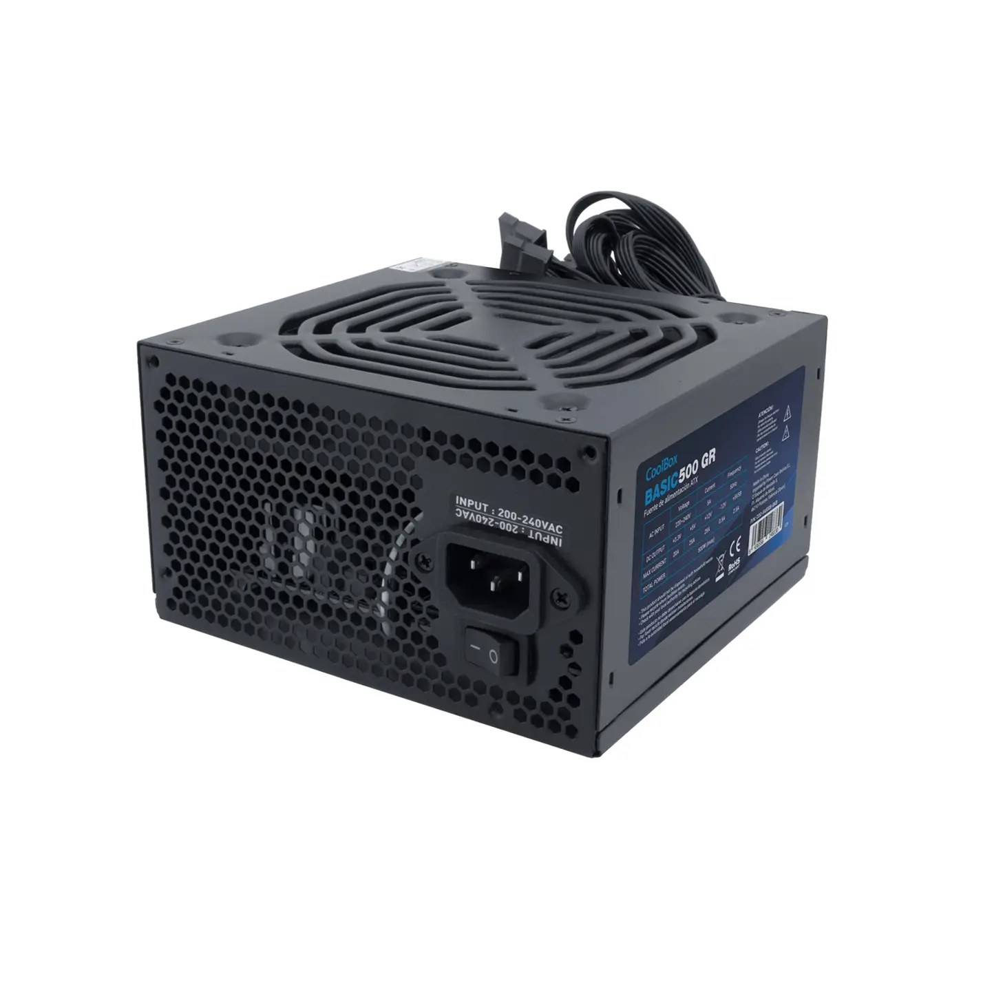 CoolBox Basic 500GR ATX 500 W COO-FA500B-BKB-1