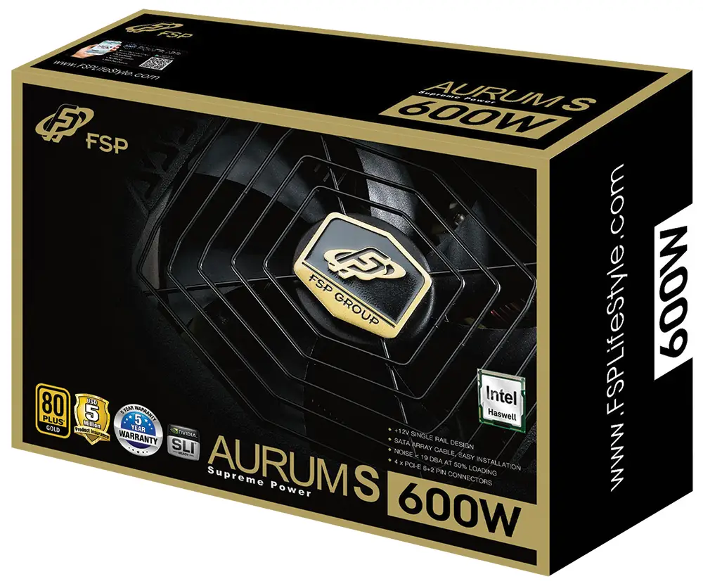 FSP Aurum S 600 600 W PPA6002807