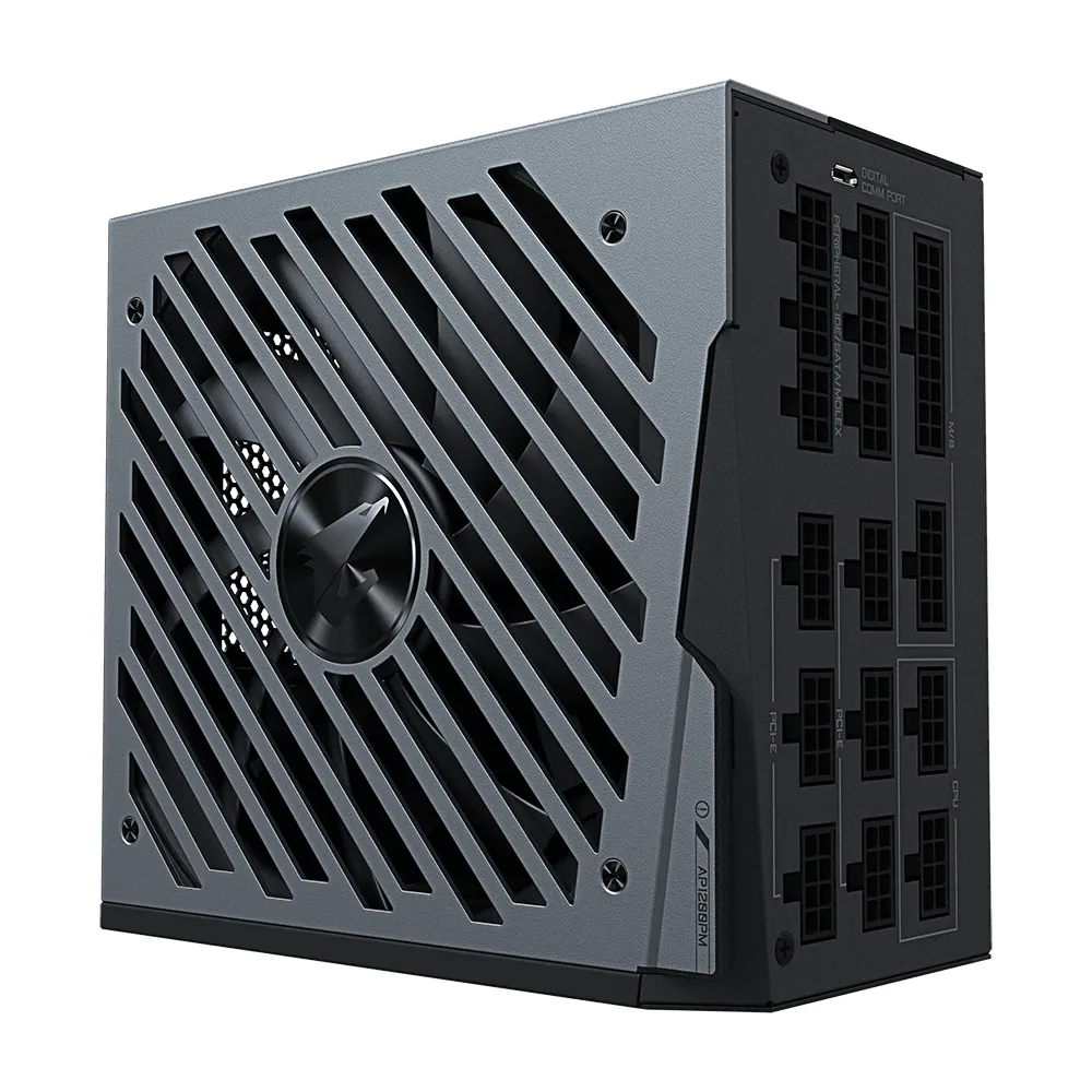 GIGABYTE AORUS P1200W güç kaynağı ünitesi 1200 W 20+4 pin ATX ATX Siyah