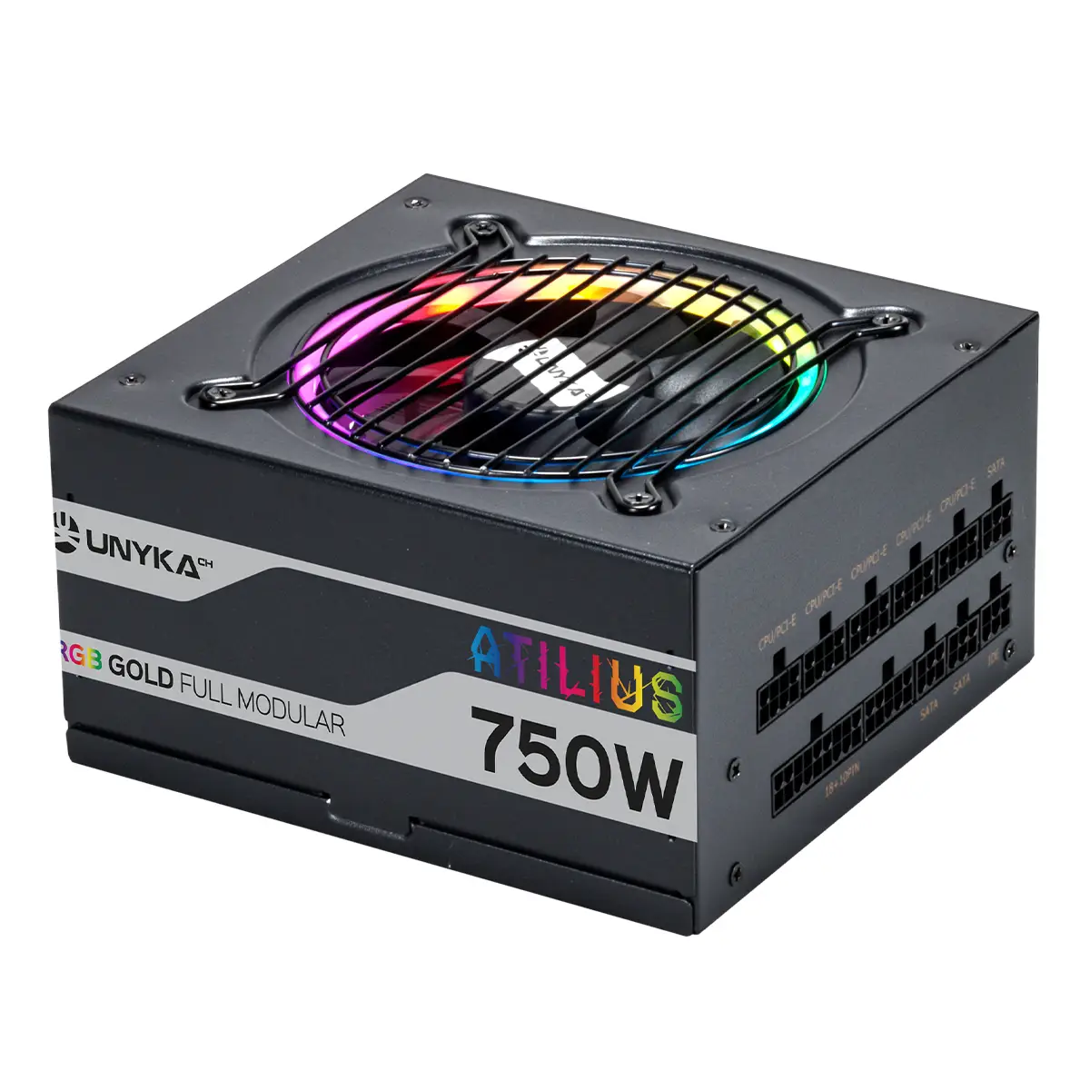 UNYKAch ATX Atilus RGB Black 750W UK521205