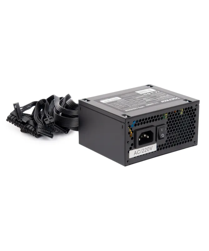 Vultech VPS-M500EB güç kaynağı ünitesi 500 W 24-pin ATX micro ATX Siyah