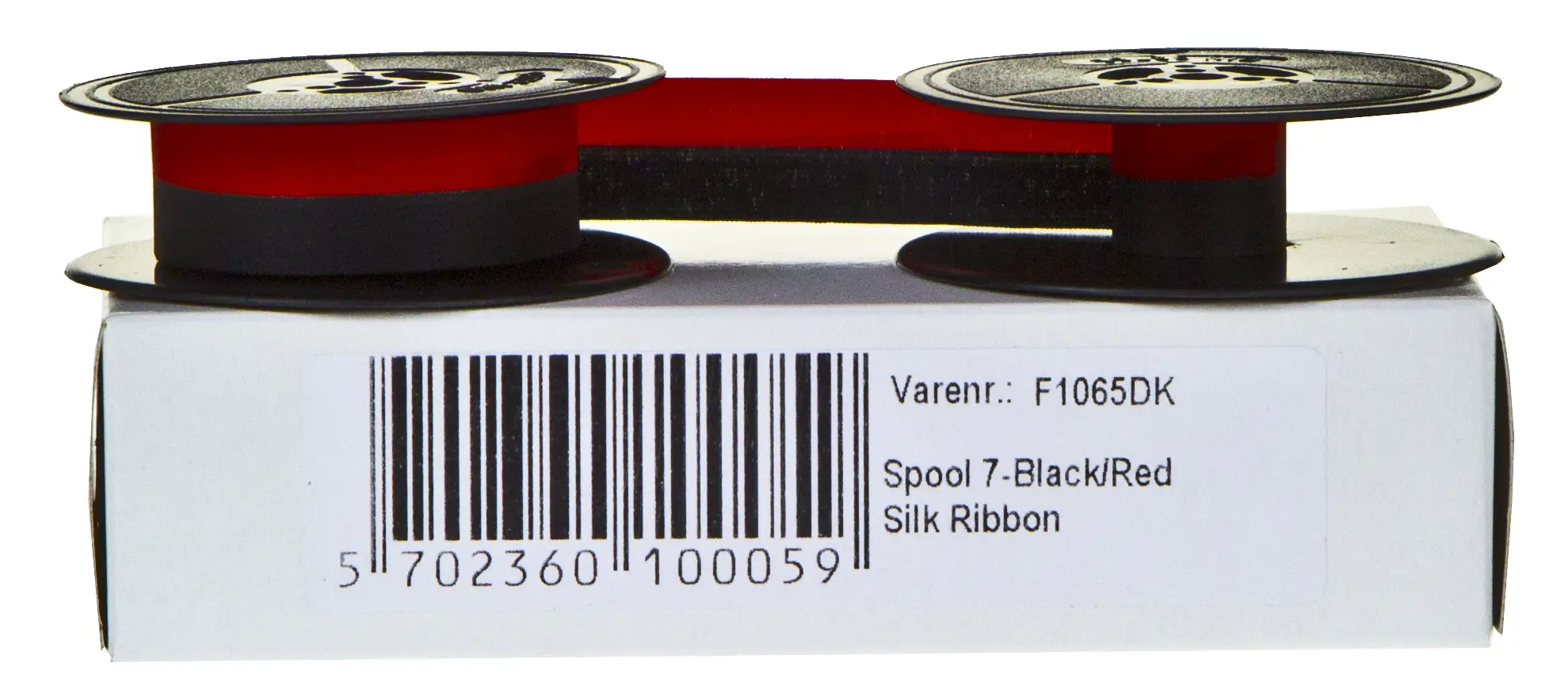MM Black / Red Silk Spool Ribbon - DK Spool 7 (Carma ID: 1001) F1065DK