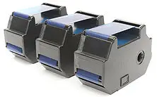 MM Franking Thermal Transfer Ribbon (TTR) - Blue - Francotyp-Postalia T1000 (51.0019.5303.00) - For Francotyp-Postalia EuroMail / OptiMail / T1000 - 3 pack T3002DK