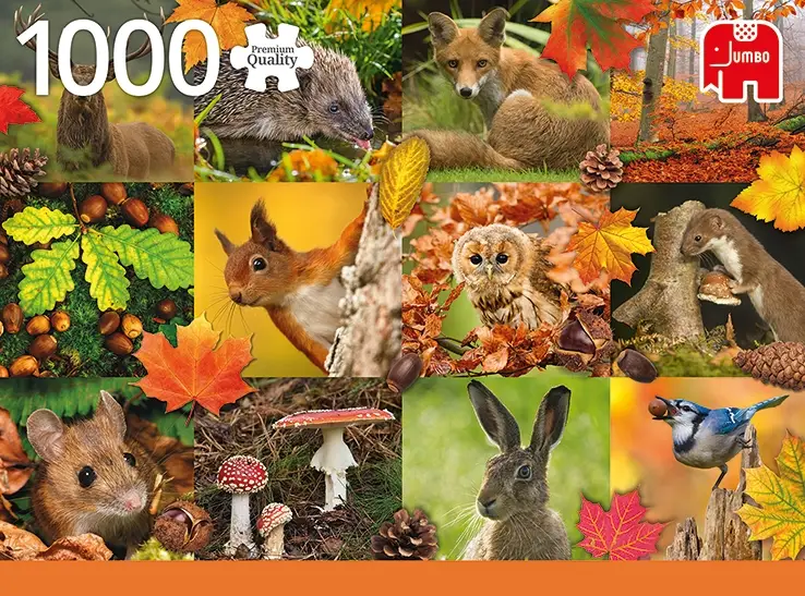 Jumbo Autumn Animals 1000 pcs 18863