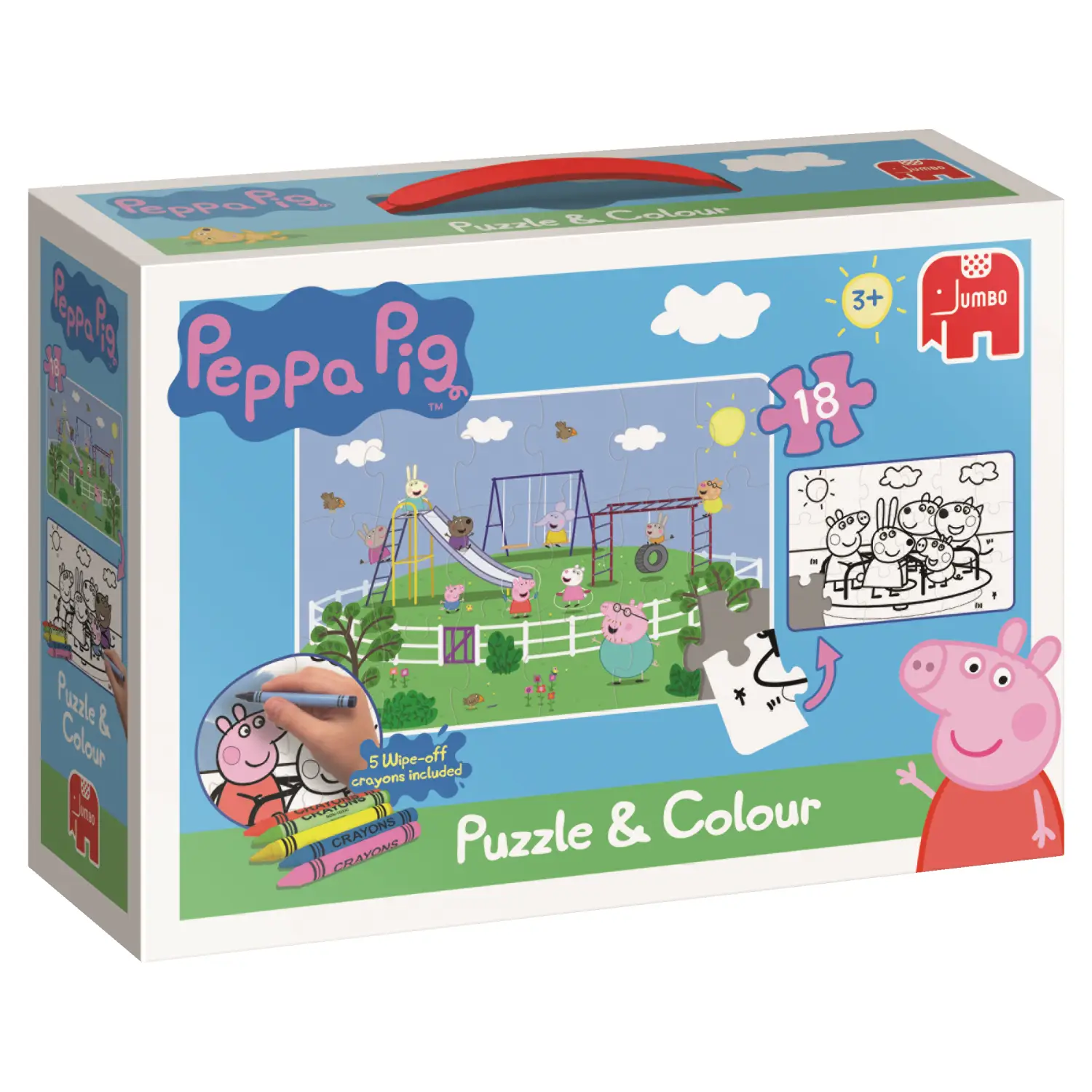 Jumbo Puzzle & Colour (Medium) 18503