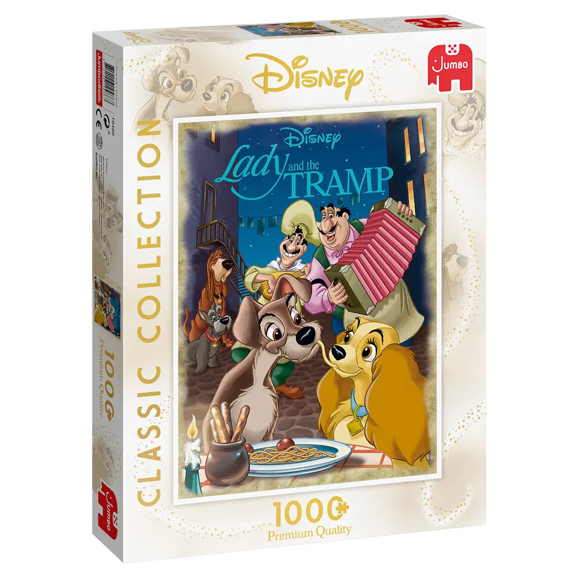 Jumbo Classic Collection - Lady & The Tramp 1000 pcs 19486