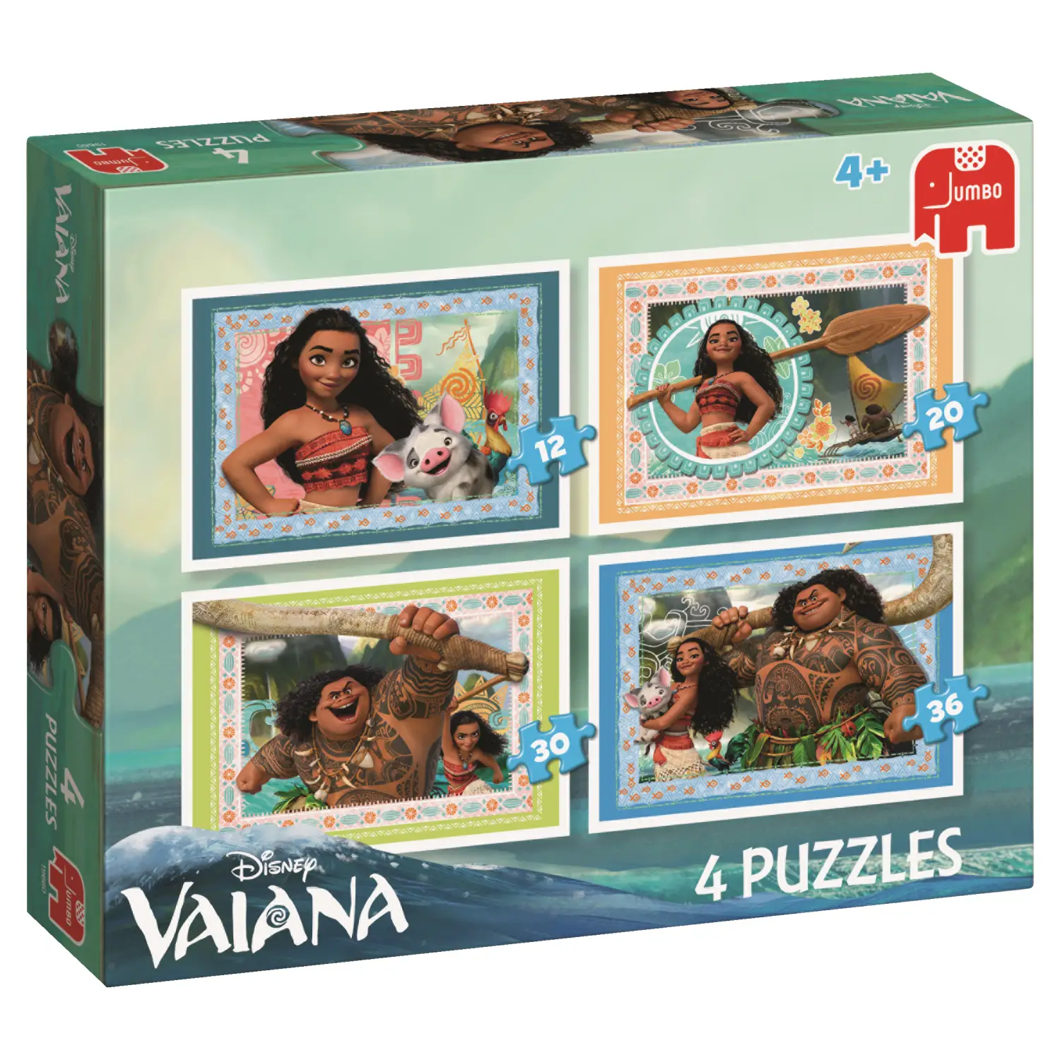 Jumbo Moana 4in1 Puzzel 19660