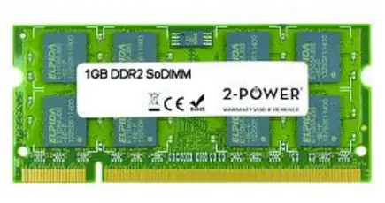 2-Power 1GB DDR2 SoDIMM 2PCM-374726-001