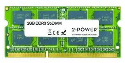 2-Power 2GB DDR3 DR SoDIMM 2PCM-A2038273