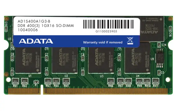 ADATA 1GB PC3200 AD1S400A1G3-B