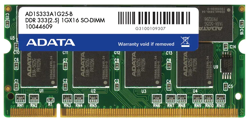 ADATA AD1S333A1G25-R 1 GB