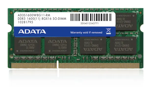 ADATA AD3S1600W8G11-RM 8 GB