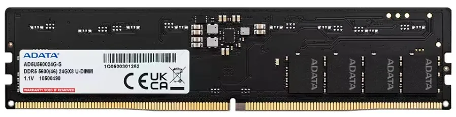 ADATA AD5U560024G-S RAM Bellek Hafıza Birimleri