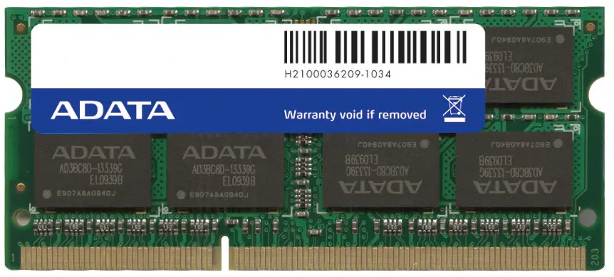 ADATA DDR3 SO-DIMM 4GB (9) AD3S1333W4G9-S