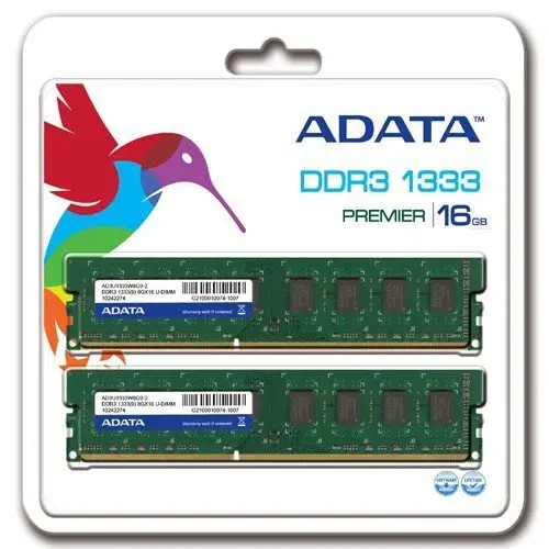 ADATA DDR3 U-DIMM 16GB AD3U1333W8G9-2