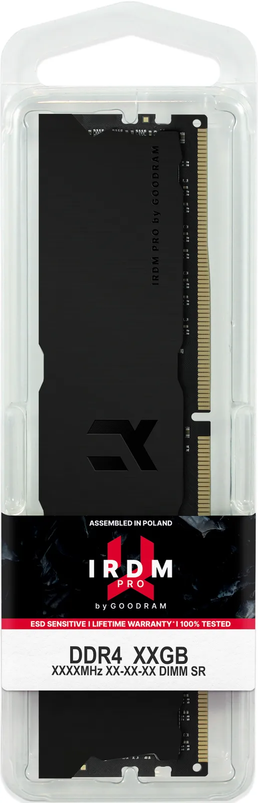 Goodram IRP-K3600D4V64L18/64GDC IRDM DEEP BLACK hafıza birimi 64 GB 2 x 32 GB DDR4 288-pin DIMM